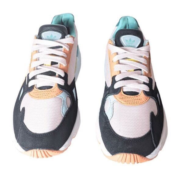 ADIDAS Falcon 'Clear Pink Aero Green' Sneakers Size 7.5 - Picture 4 of 9